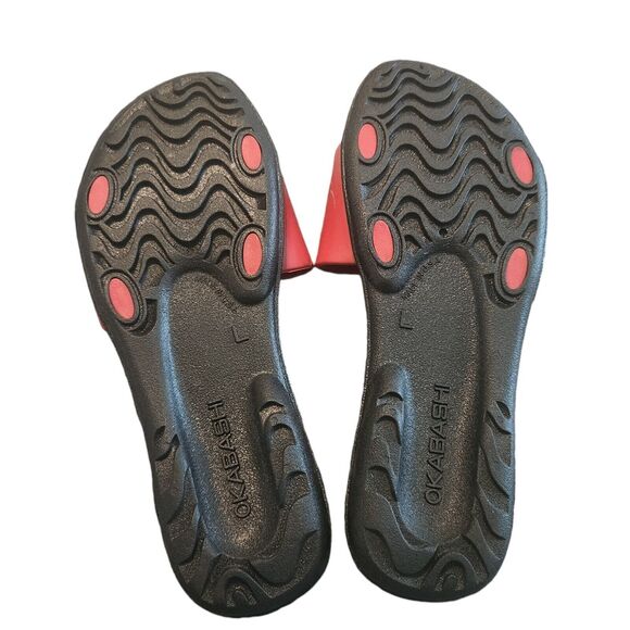 Okabashi Cruise Women's Slide Sandal, Made in USA, Pink, Size Large Size‎ 9 - Picture 3 of 4